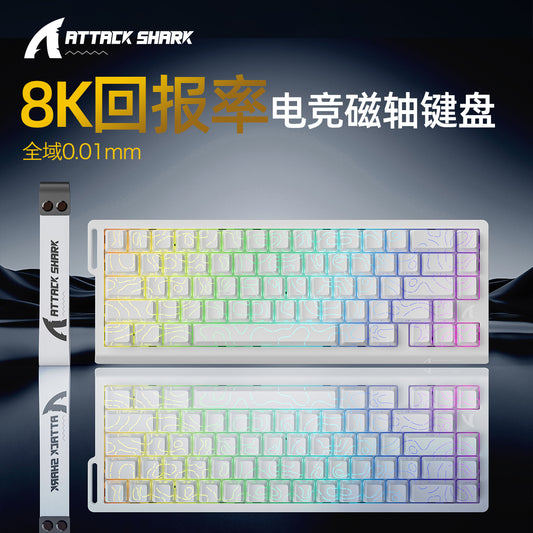 NEXUS Apex 68 — Teclado Gaming Magnético 65% RGB Hot-Swap (Rapid Trigger)