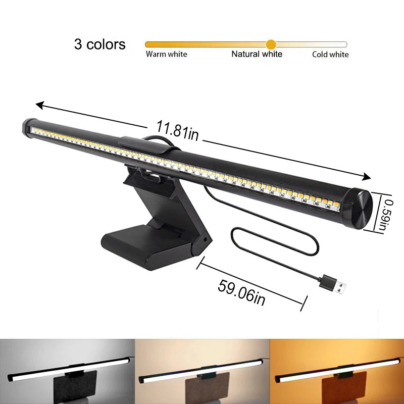 NEXUS Halo RGB — Barra de Luz LED para Monitor com Dimming Contínuo e RGBIC