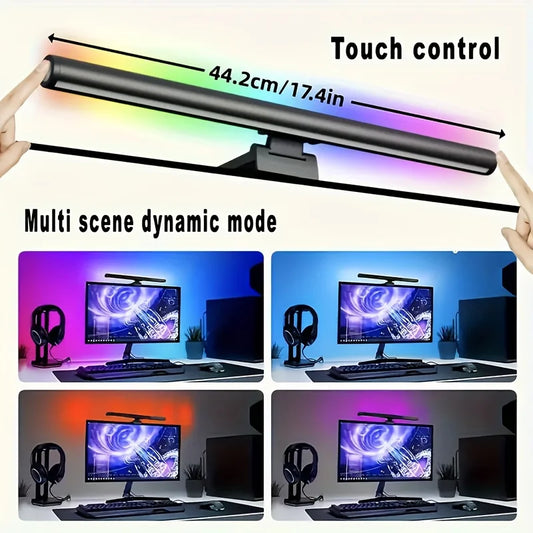 NEXUS Halo RGB — Barra de Luz LED para Monitor com Dimming Contínuo e RGBIC