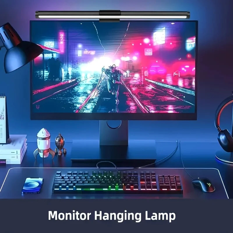 NEXUS Halo RGB — Barra de Luz LED para Monitor com Dimming Contínuo e RGBIC